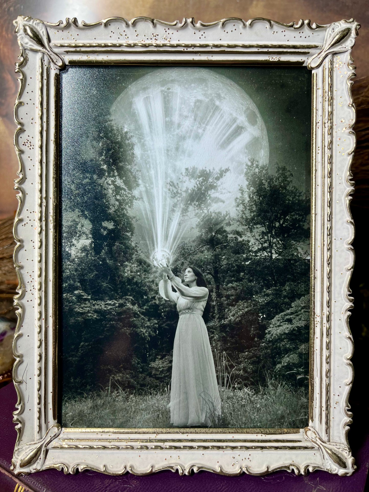 Moonstruck - Vintage Framed 5x7 Art Print