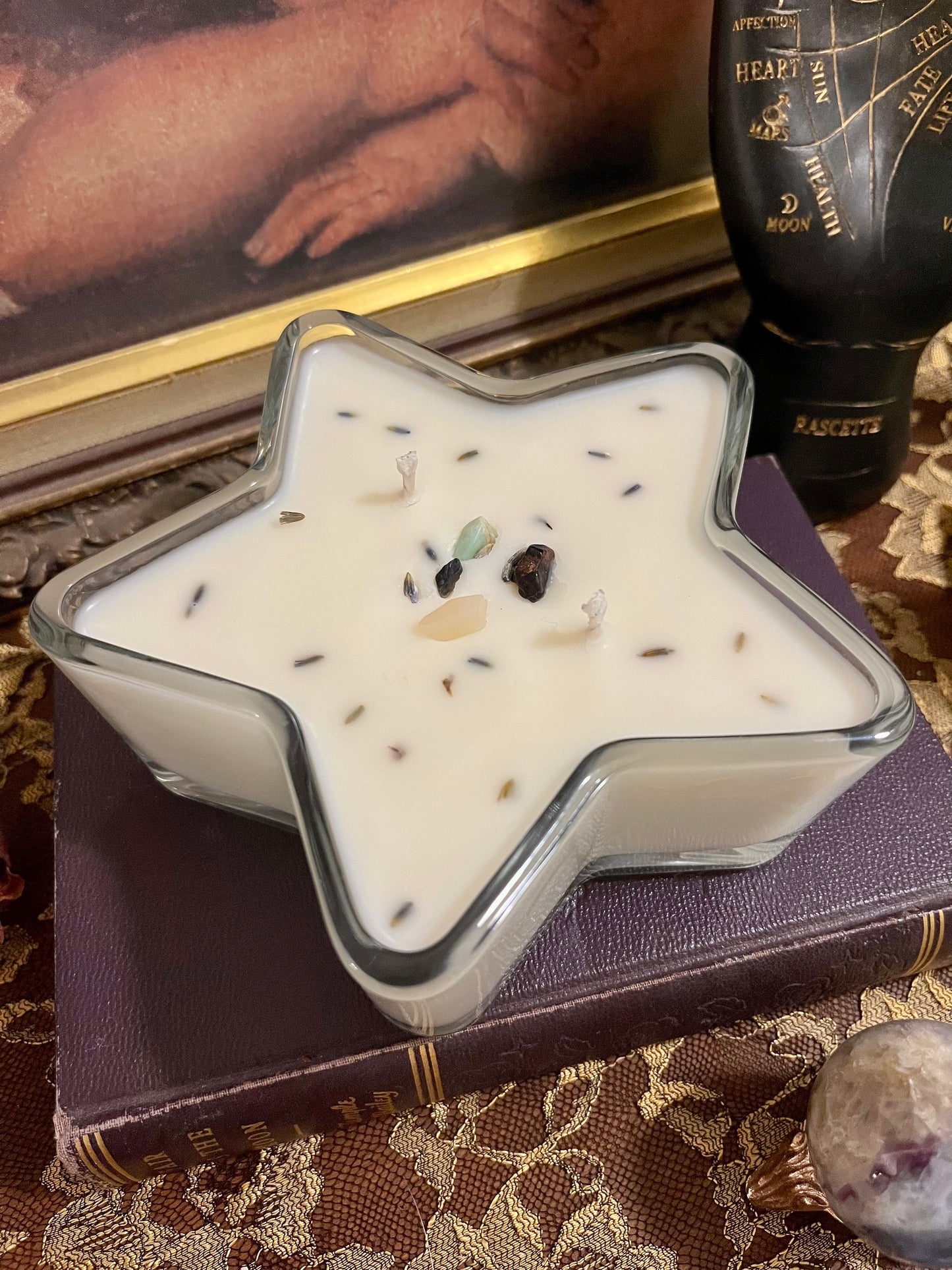 Moondance - 14 oz. star candle