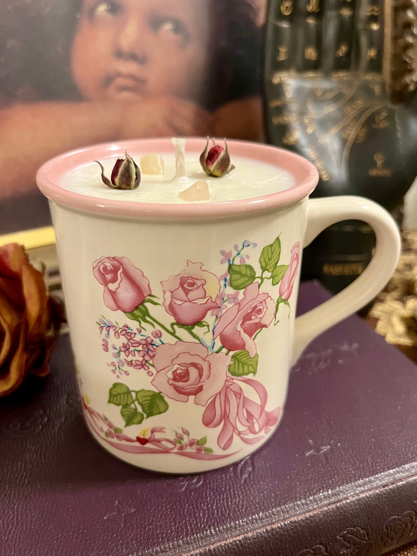 Enchanted Tearoom - Vintage Pink Roses Mug